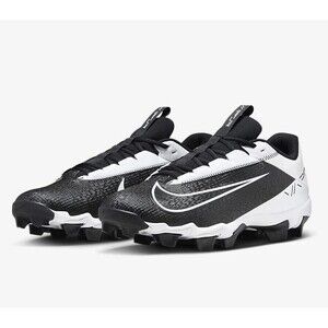 Nike Vapor Edge Shark 2 Football Cleats Men Size 12 Black White DH5088-001 NEW